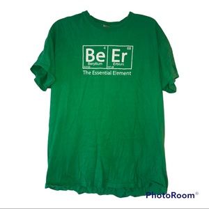 BEER Essential Element Tshirt, green, ultra cotton
